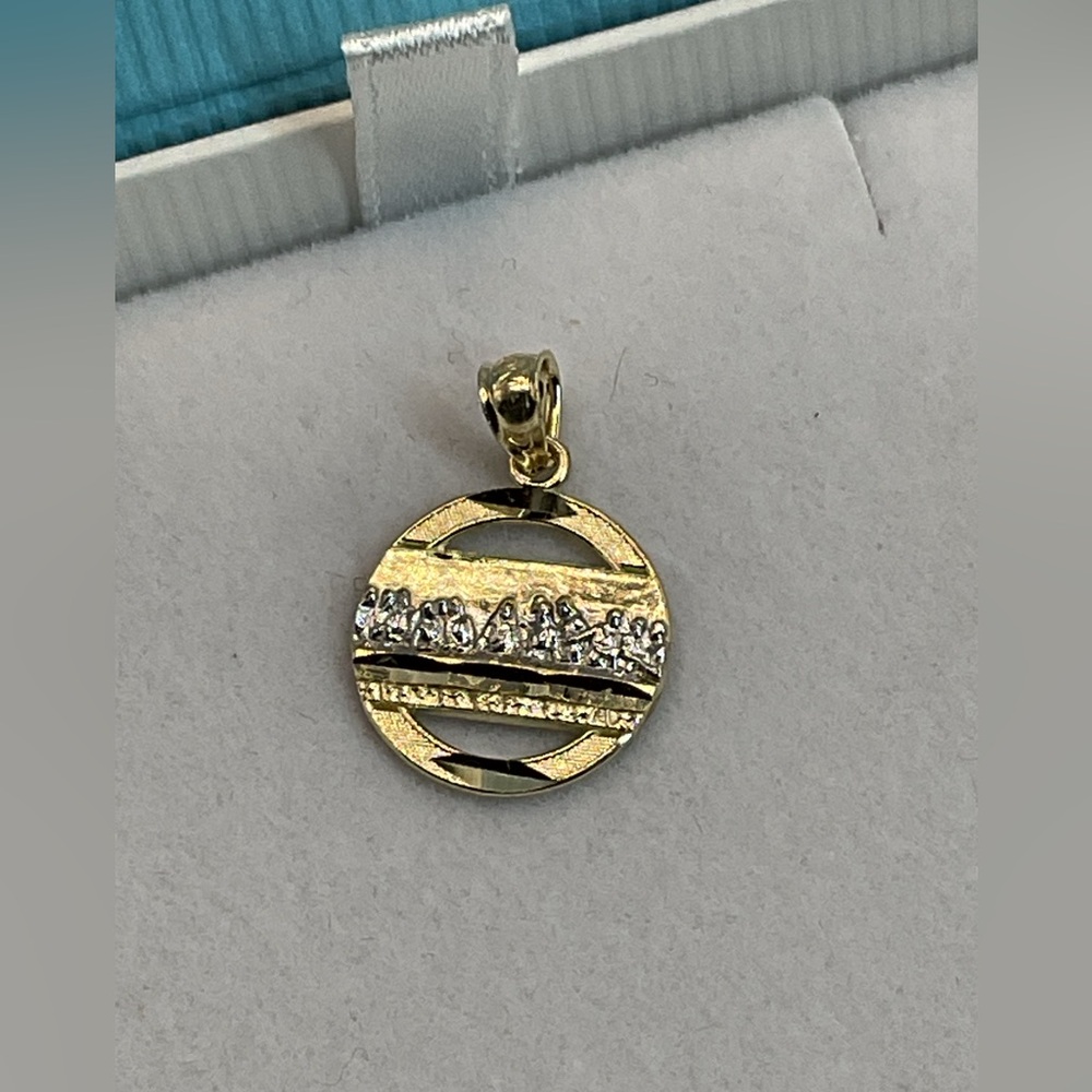 New, 10k gold,  The  Last supper gold pendant by Mayamila Jewelry